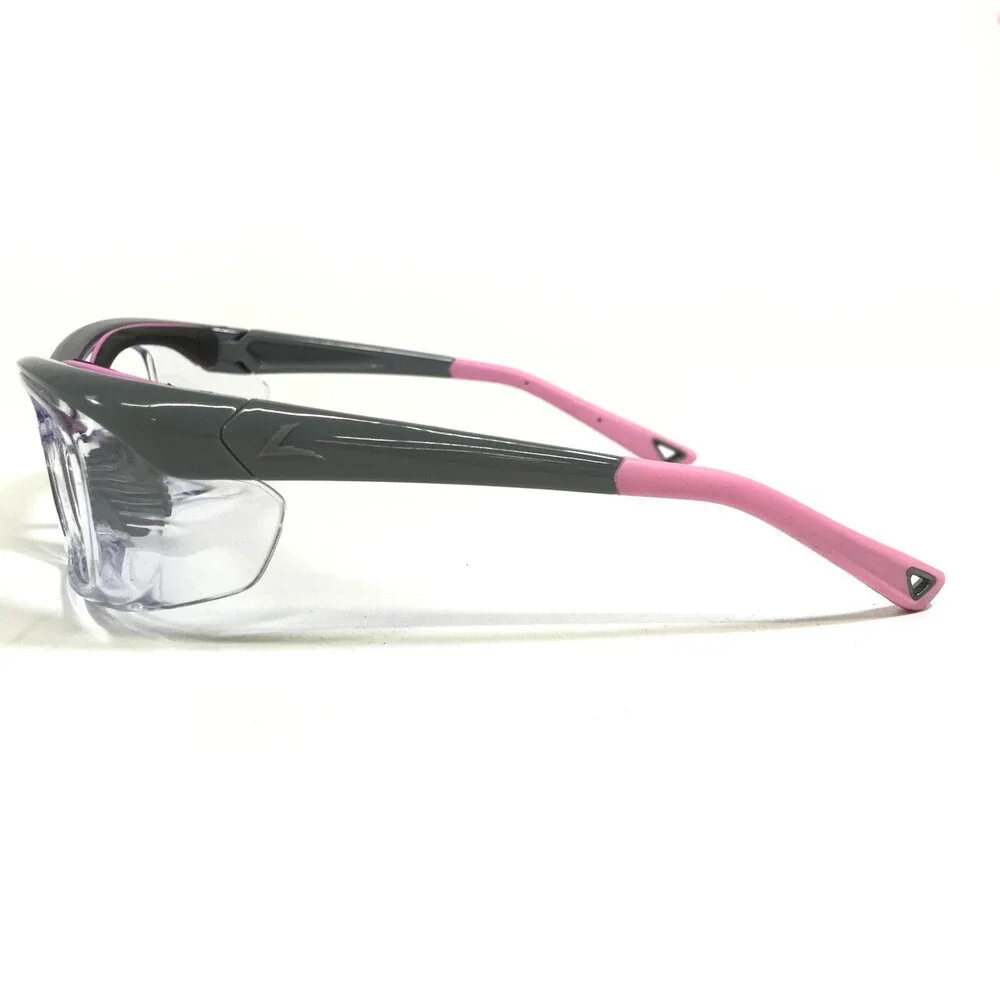 OnGuard Safety Goggles Eyeglasses Frames OG220S Gray Pink Clear Z87-2 55-15-130